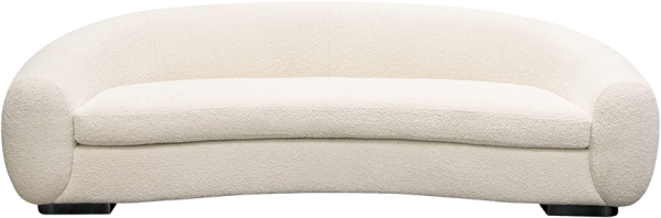 Трехместный диван белый Pascal