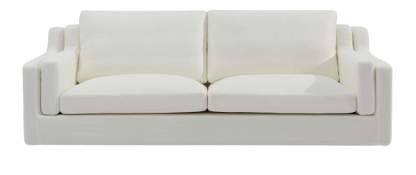 Трехместный диван белый Cloud