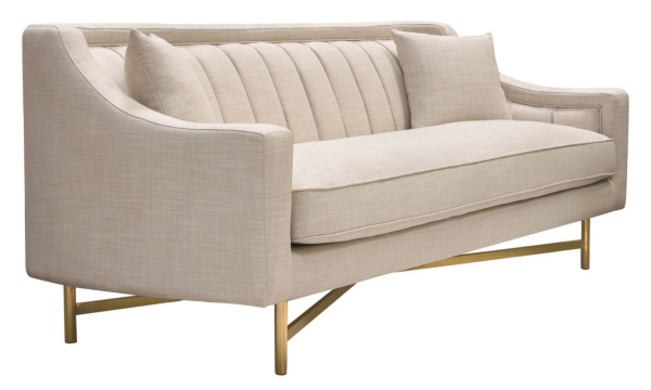 Трехместный диван бежевый Croft