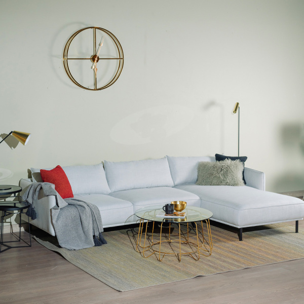 Угловой диван Cassina Fabric Silver