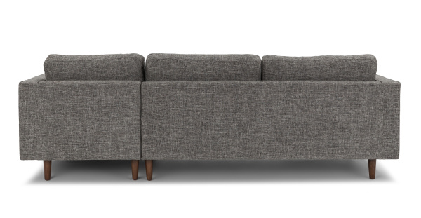 Угловой диван темно-серый Scott Cuba Iron