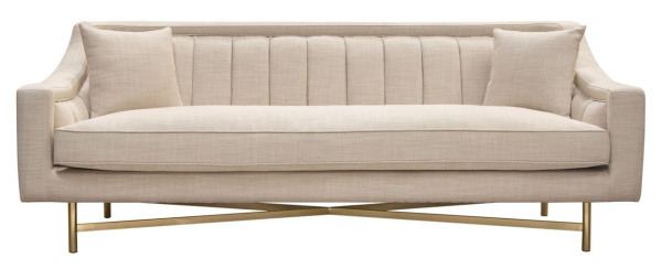 Трехместный диван бежевый Croft