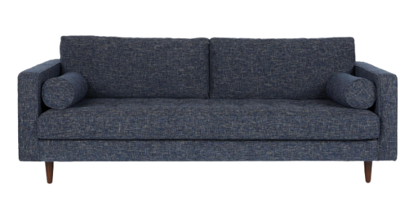 Трехместный диван темно-синий Scott Cuba Navy
