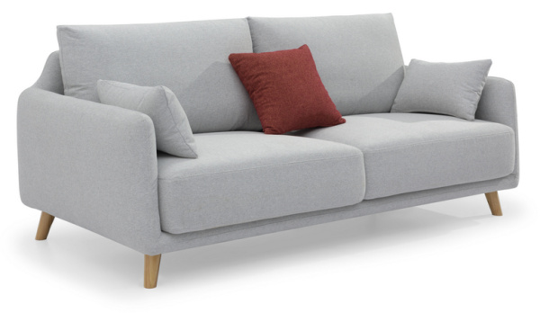 Трехместный диван серый Copenhagen